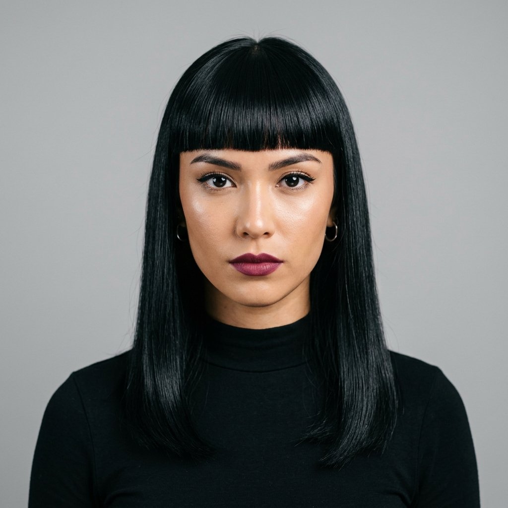 Hairstyles Straight Hair Ideas: 30 Breathtaking Styles Every Woman Needs to Try Now 6 Hairstyles Straight Hair with Blunt Bangs Ideas