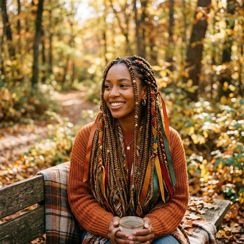 Fall Hairstyle with Braids