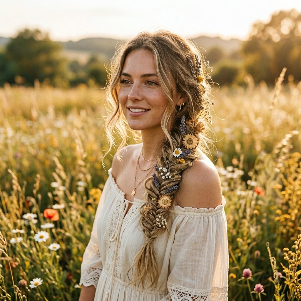 Boho hairstyles to do with braids