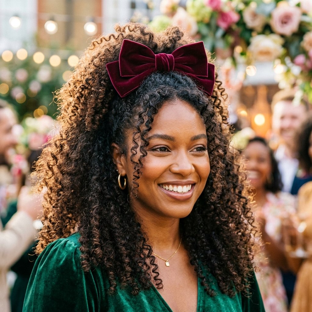 30 Trendy Hairstyles with Bows to Refresh Your Look 15 Bow Hairstyles for Curly Hair