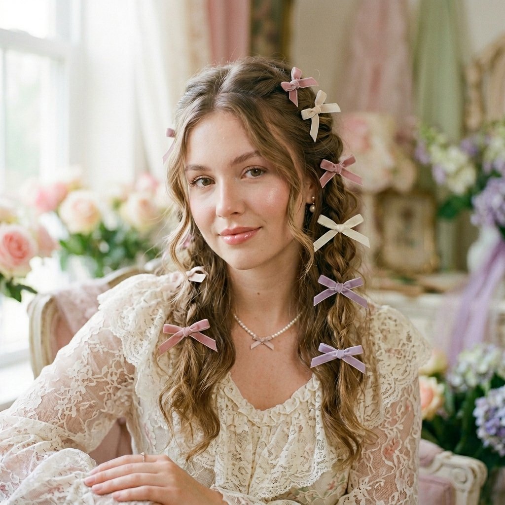 30 Trendy Hairstyles with Bows to Refresh Your Look 31 v