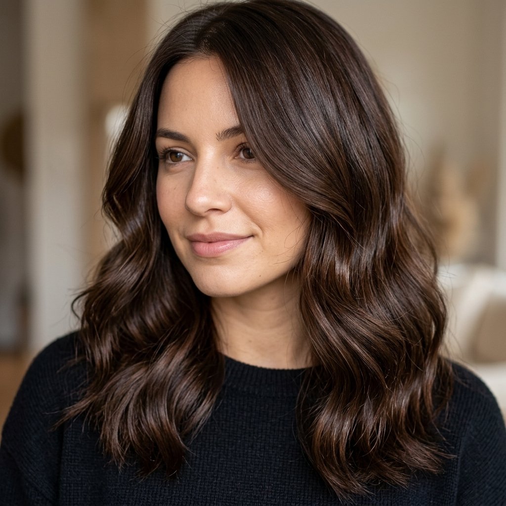 Chocolate Brown Fall Hair Trends Ideas