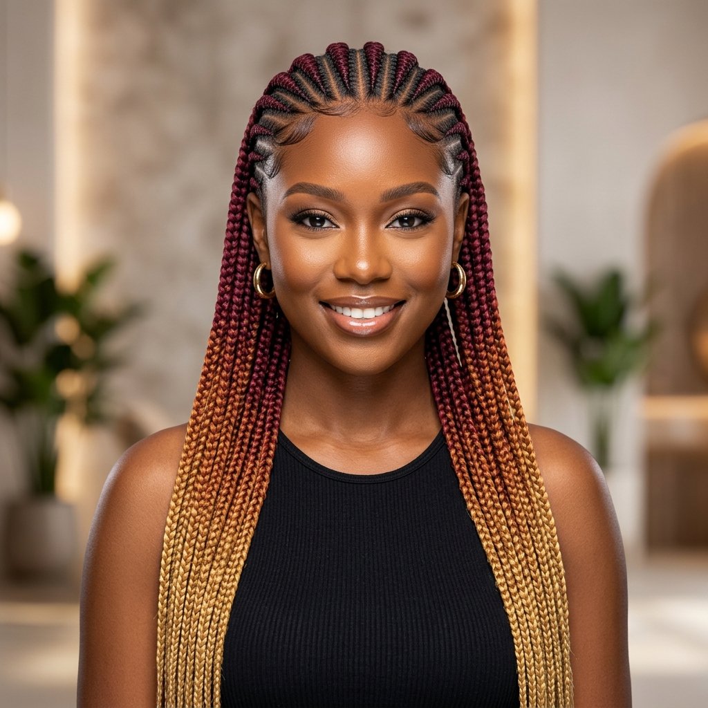 All Back Cornrows Hairstyles Ideas 30 Stunning Looks That Will Absolutely Transform Your Style 20 All Back Cornrows with Color Hairstyles Ideas
