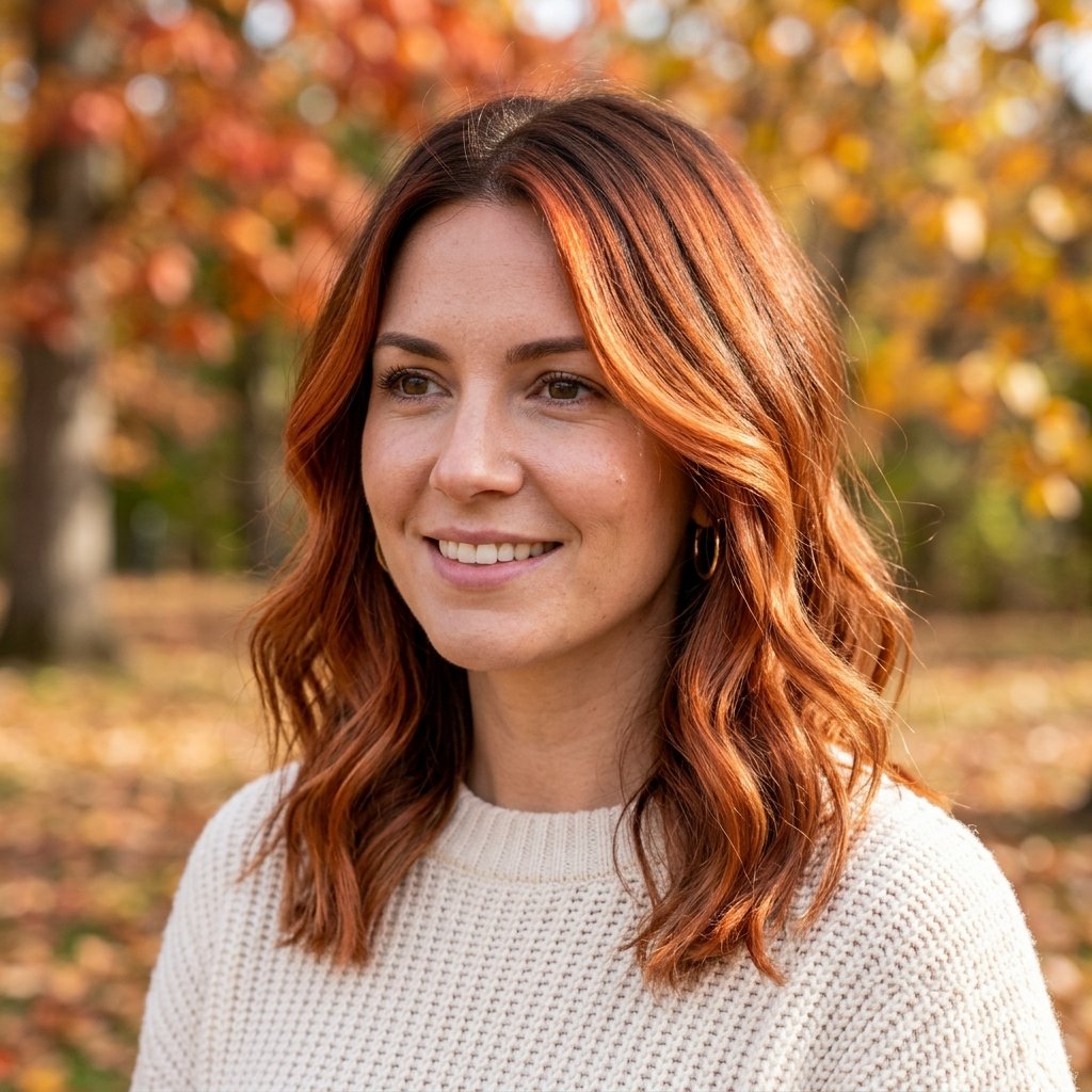 Copper Balayage Ideas