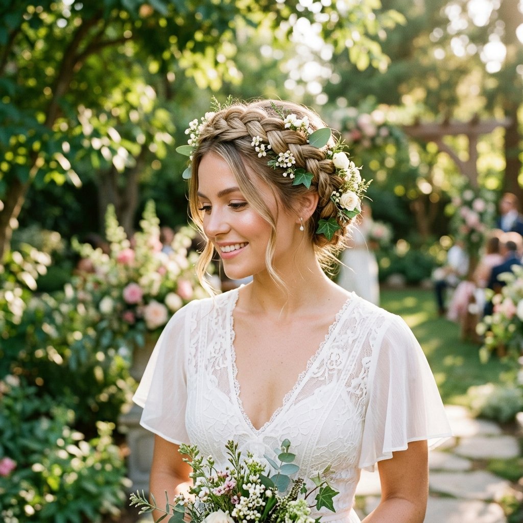 Crown hairstyles to do with braids Ideas