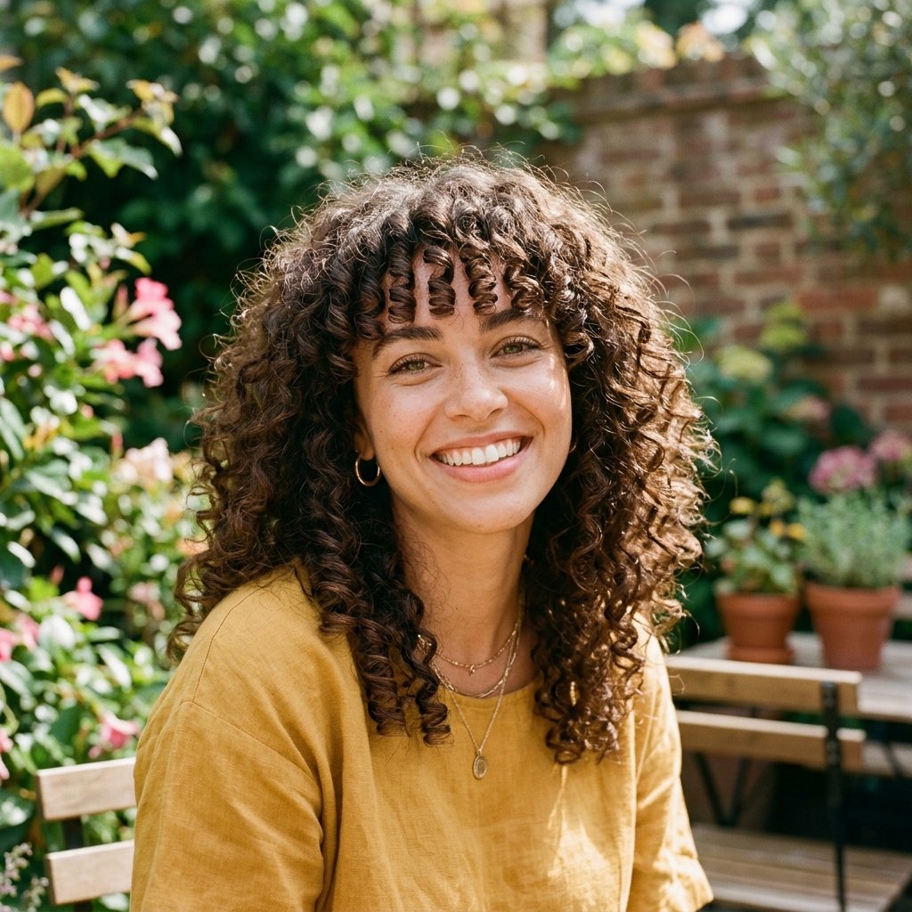 30 Hairstyles for Curly Hair Ideas That Will Transform Your Look 6 Curly Hair with Bangs Ideas