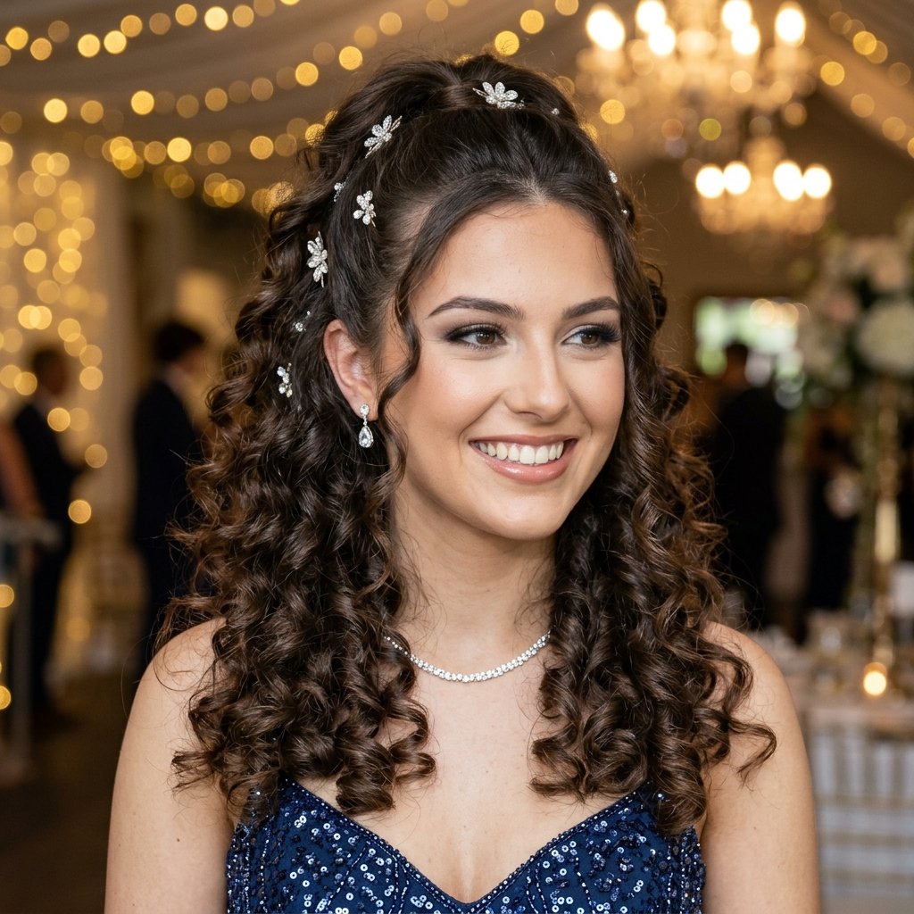 Curly Hair for Prom Hairstyles with Curled Hair