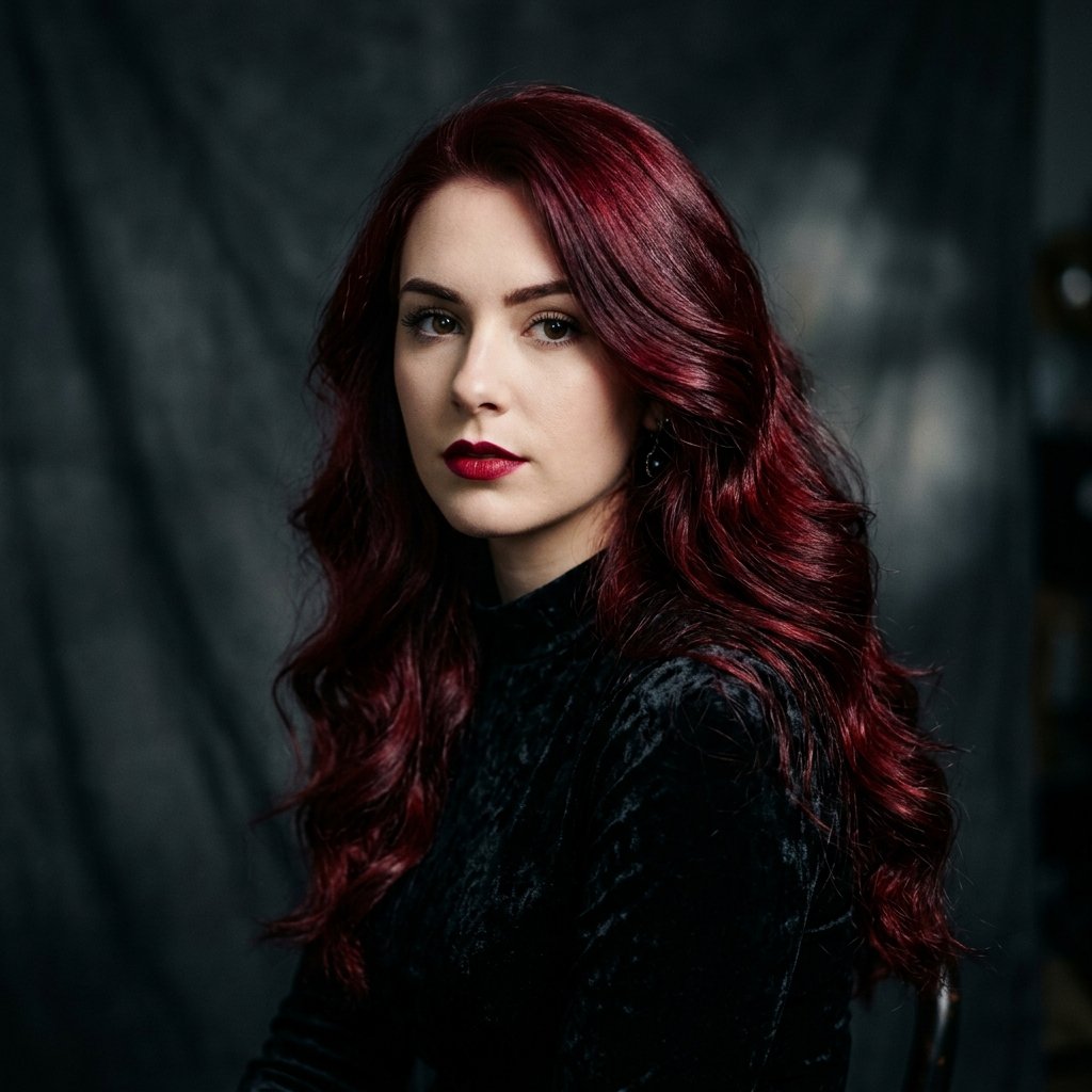 Deep Red Fall Hair Trends Ideas