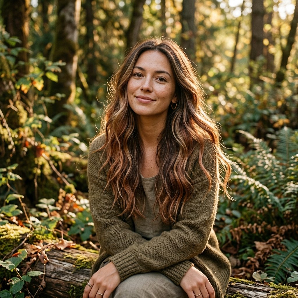 Earthy Tone Balayage Ideas