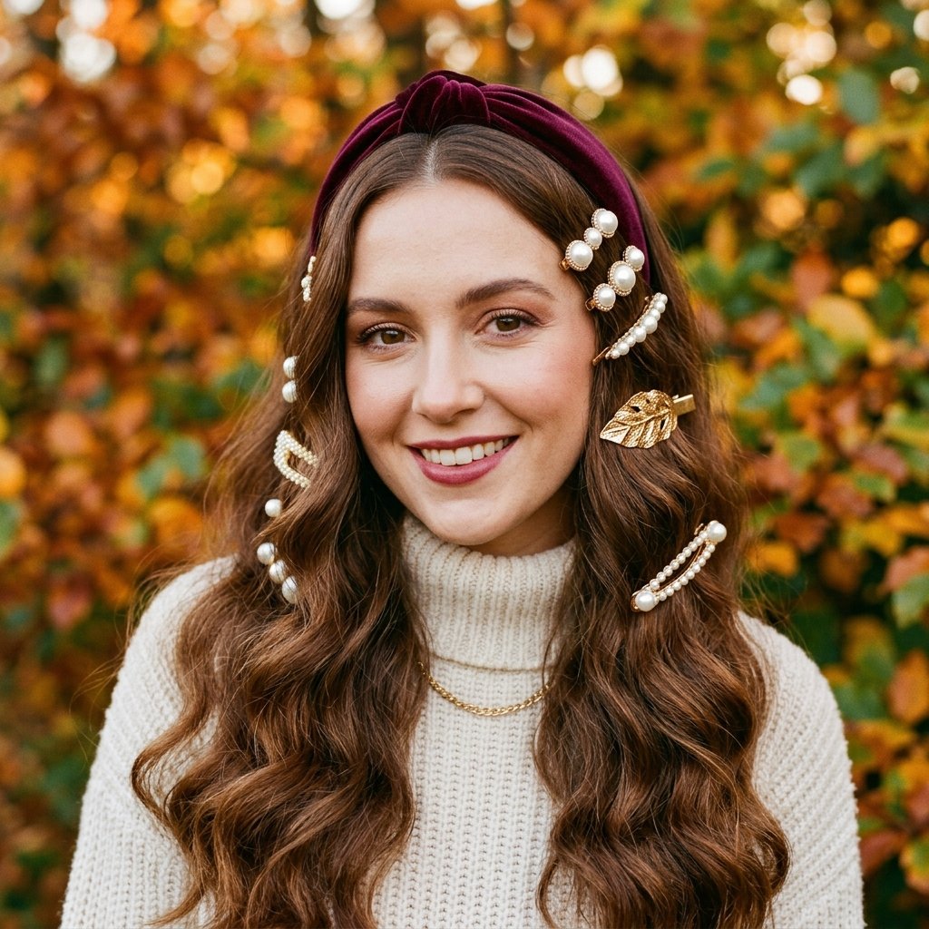 Fall Hairstyles with Accessories