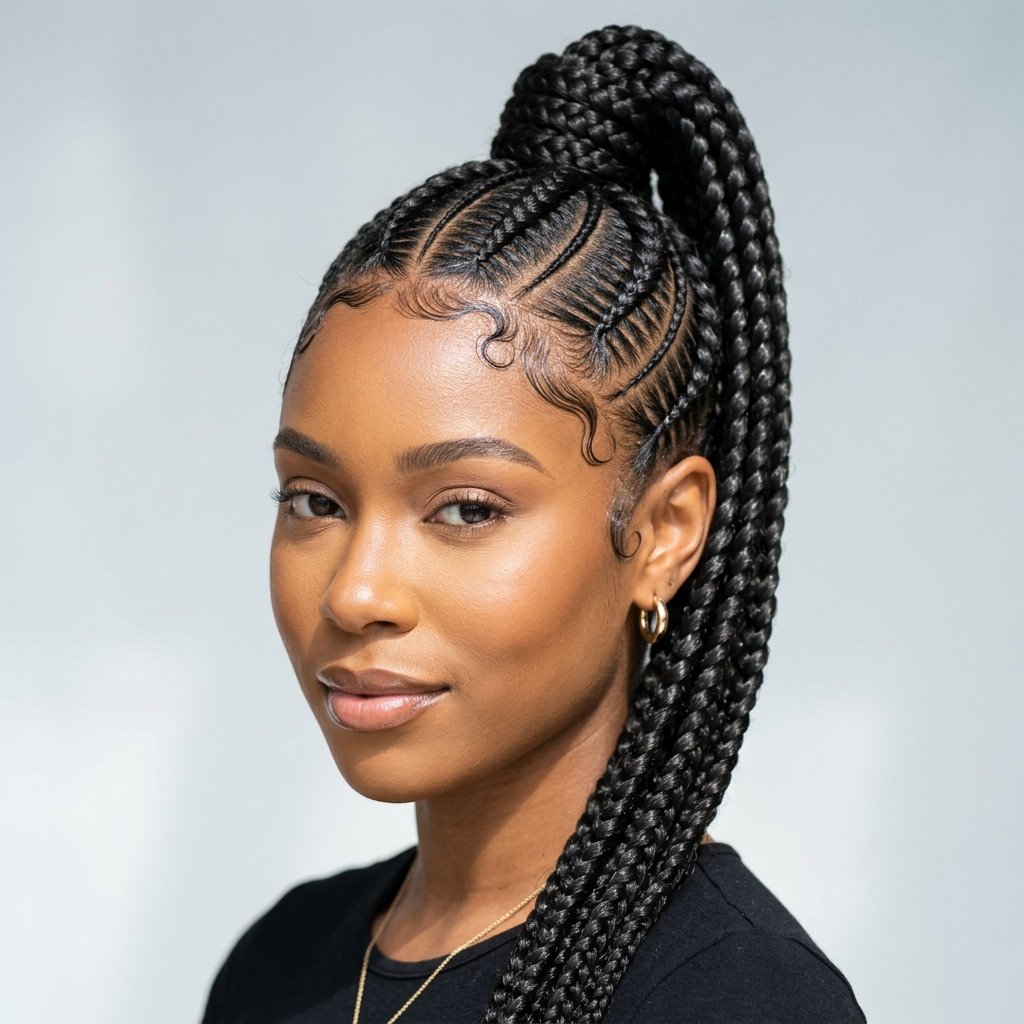 Feed In hairstyles to do with braids
