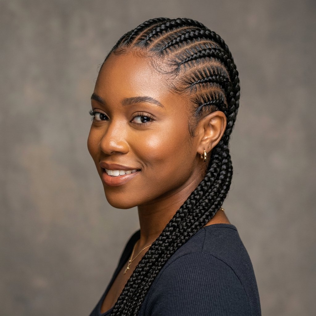All Back Cornrows Hairstyles Ideas 30 Stunning Looks That Will Absolutely Transform Your Style 8 Feed In All Back Cornrows Hairstyles Ideas