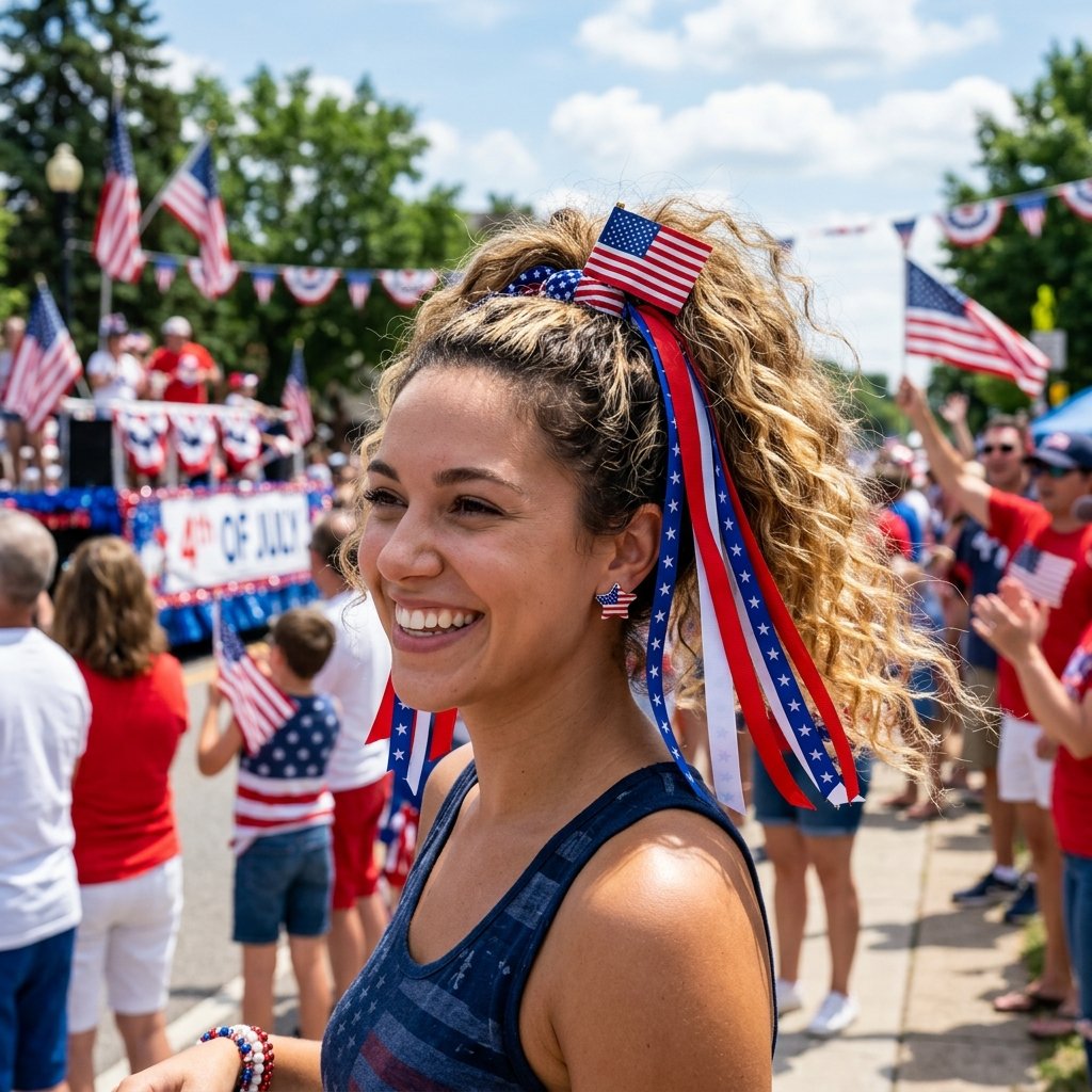 4th of July Hairstyles for a Parade