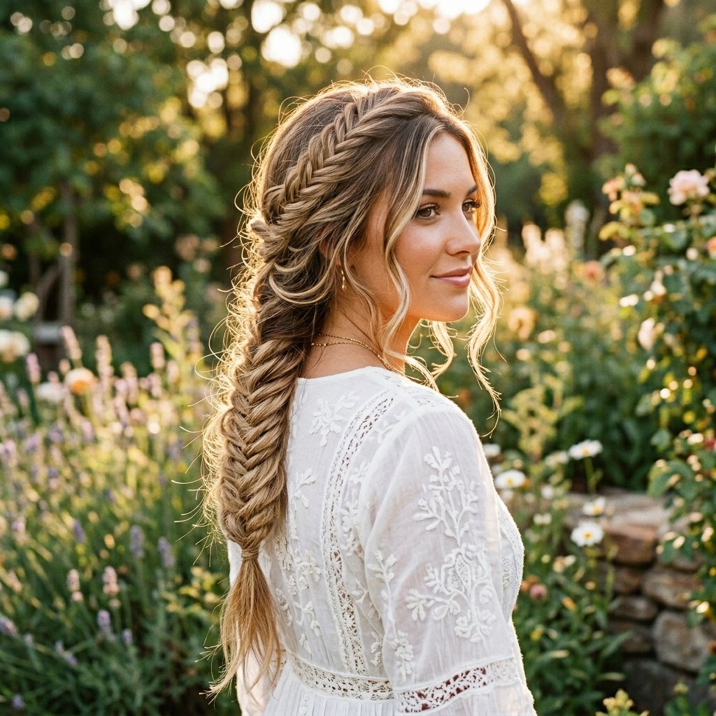 Fishtail hairstyles to do with braids Idea
