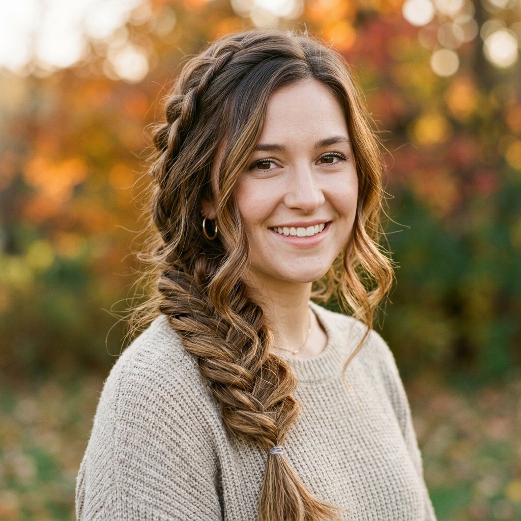 Side hairstyles to do with braids Ideas