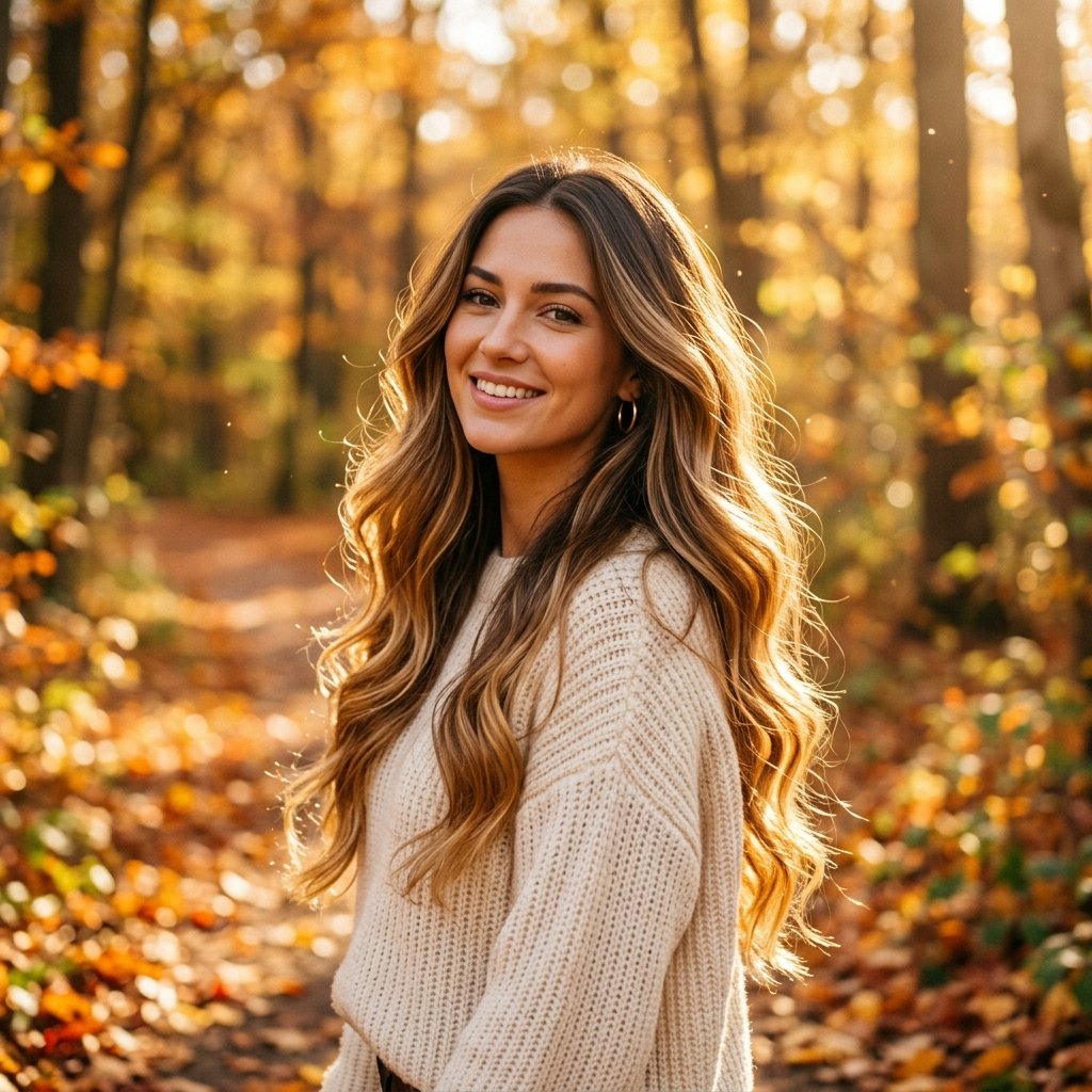 Golden Brown Balayage Ideas
