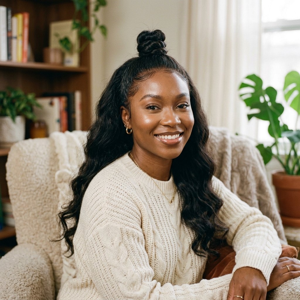 Frontal Hairstyles: 30 Stunning Flawless Ideas to Transform Your Entire Look 11 Half-Up Half-Down Frontal Hairstyles