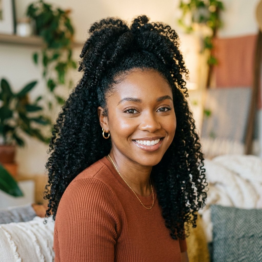 30 Hairstyles Natural Hair Ideas to Inspire Your Next Look 20 Half Up Half Down Natural Hair Ideas