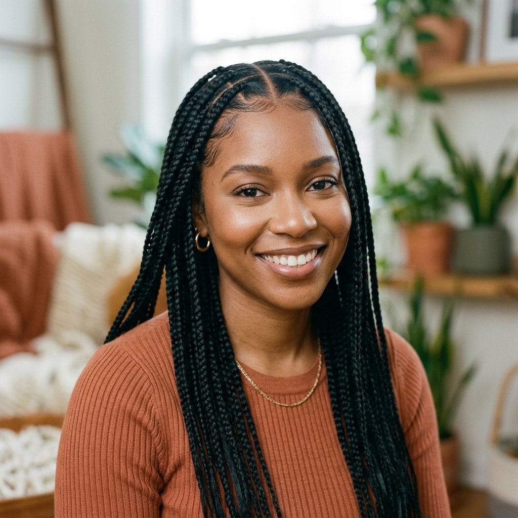 Knotless hairstyles to do with braids Ideas