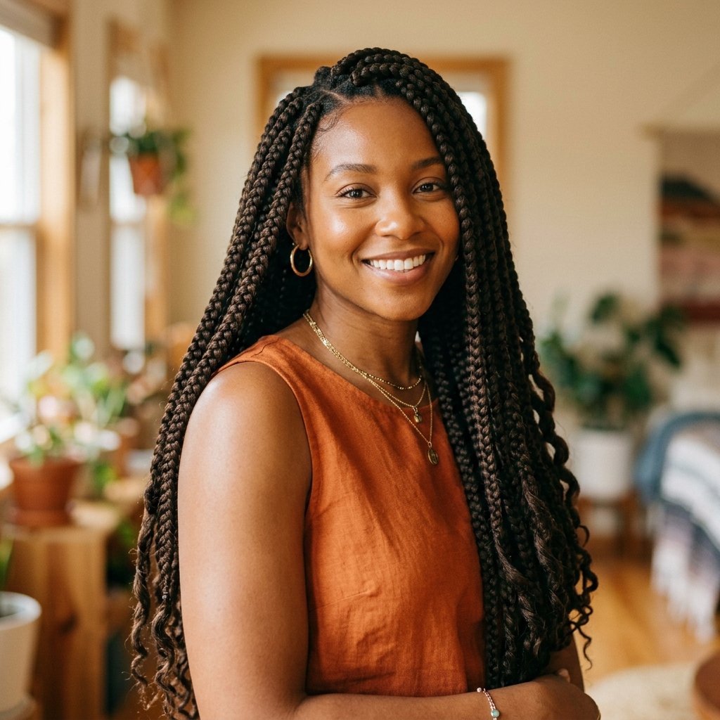 30 Hairstyles Natural Hair Ideas to Inspire Your Next Look 11 Box Braid Natural Hair Ideas