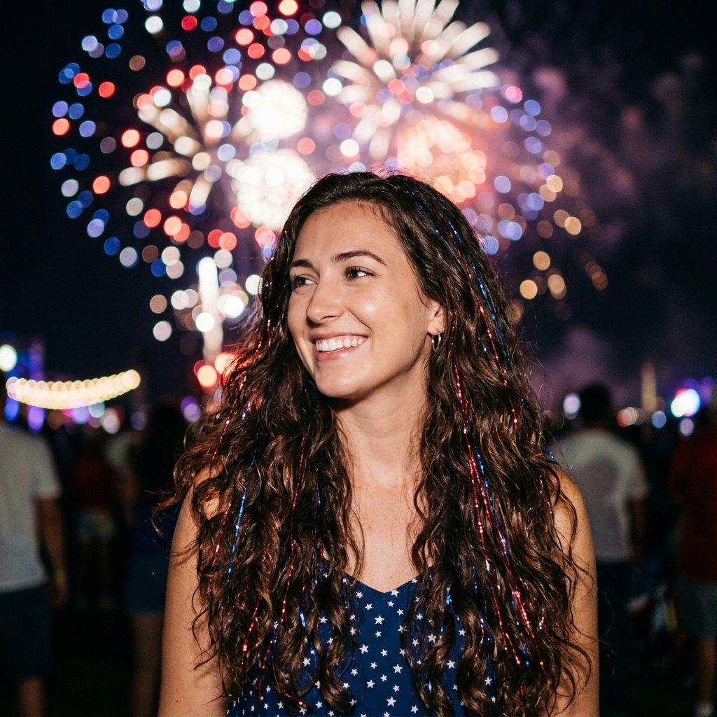 4th of July Hairstyles for Long Hair