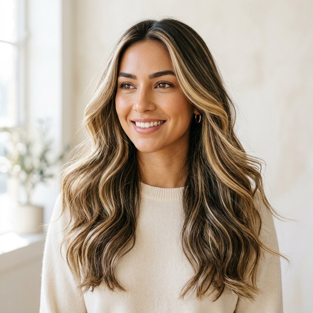 Formal hairstyles for long hair with Highlights