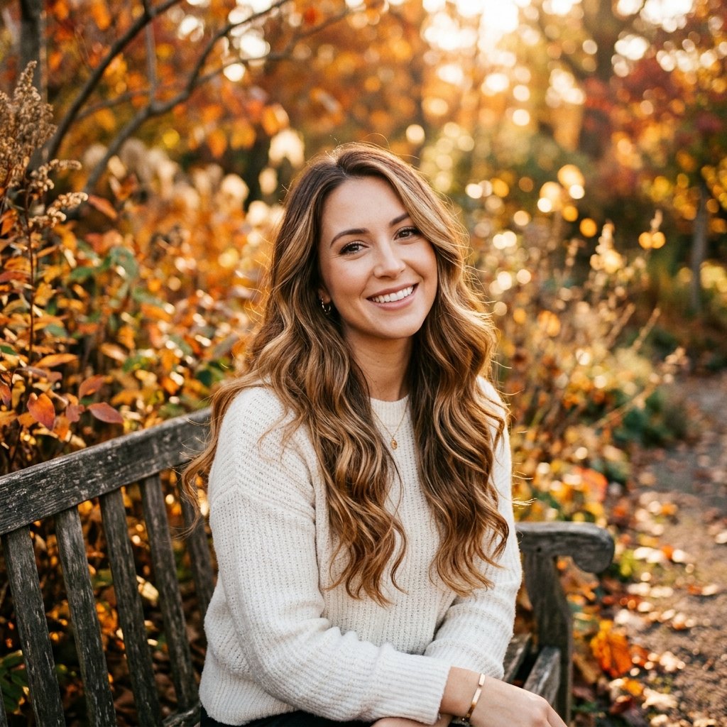 Fall Hairstyle with Loose Waves