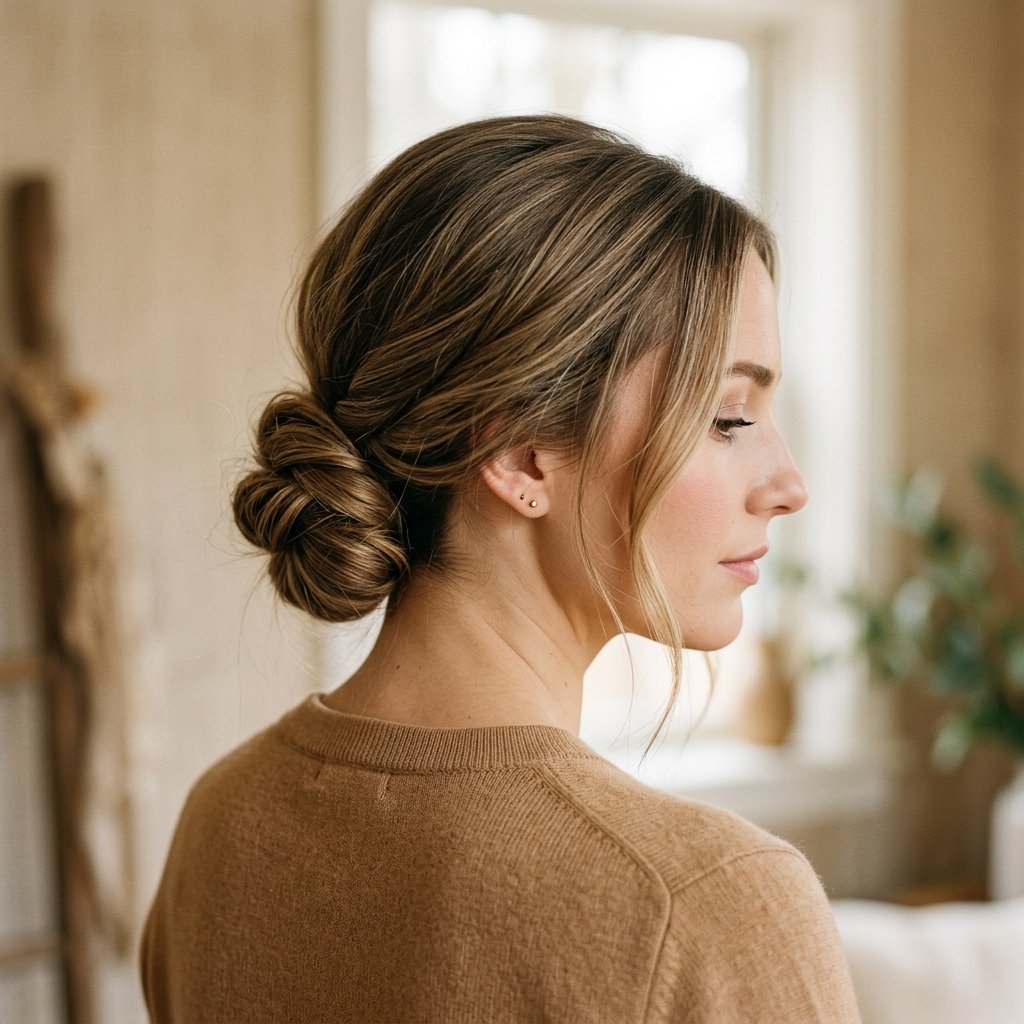 Low Bun formal hairstyles for long hair