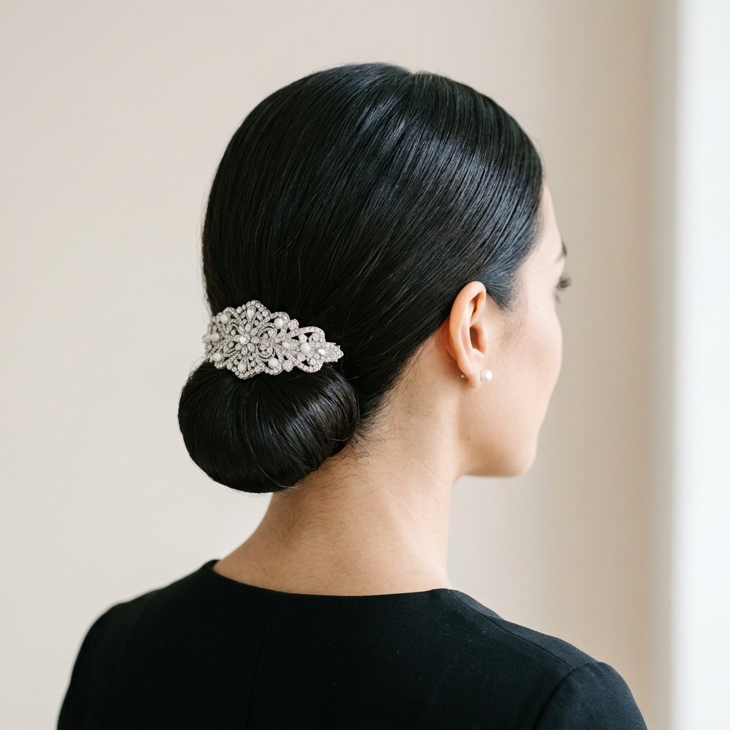 30 Hairstyles with Clips Ideas Creative Ways to Style Your Hair 13 Low Bun hairstyles with clips Ideas