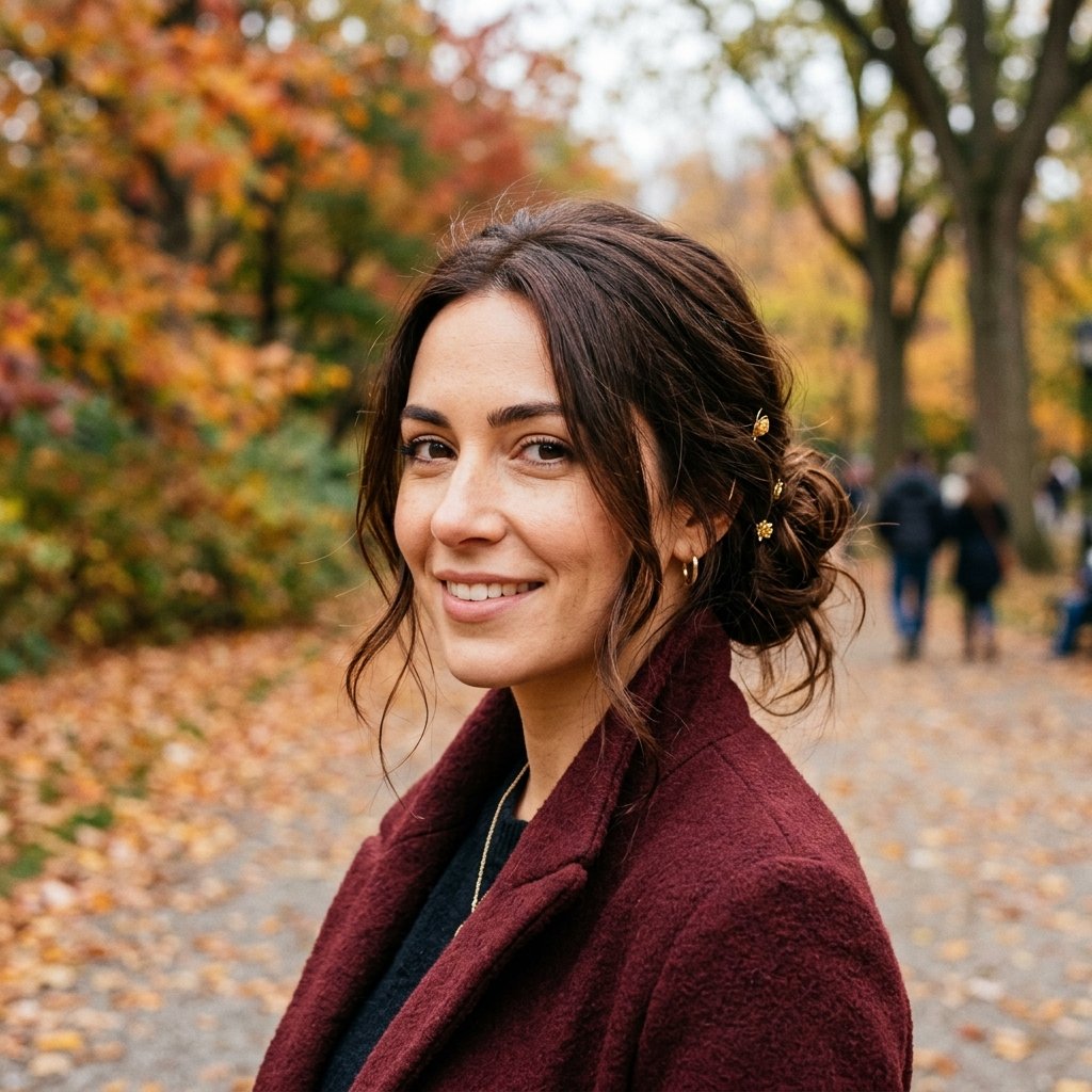 Fall Hairstyle Bun