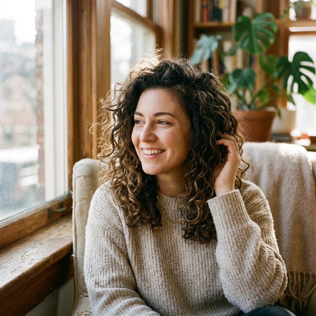 Messy Curly Hair Hairstyles with Curled Hair