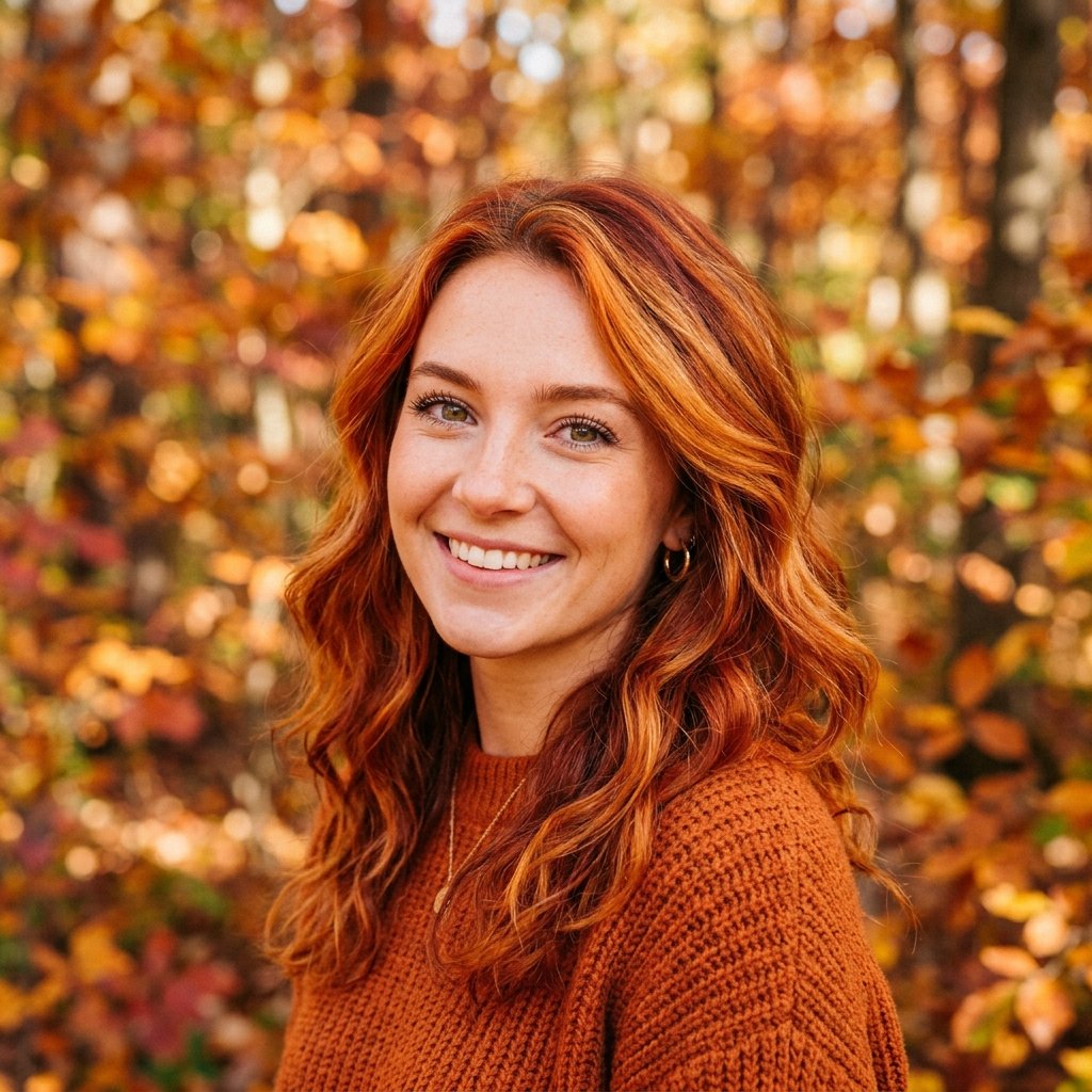 Pumpkin Spice Hair Color Ideas