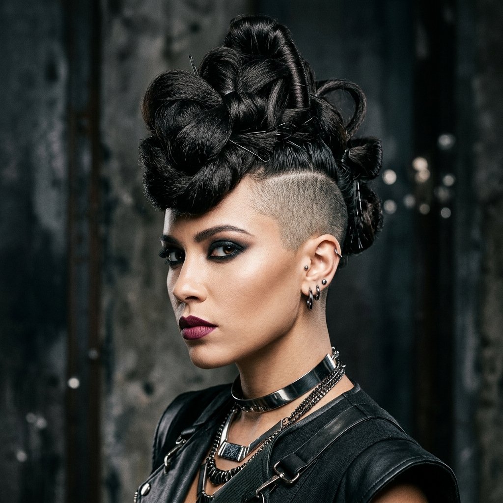 Edgy Undercut Updo Ideas for a Bold Statement