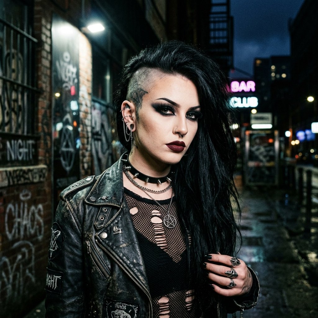 30 Goth Hairstyles Ideas: The Ultimate Guide to Dark and Dramatic Hair 8 Shaved Side goth hairstyles Idea