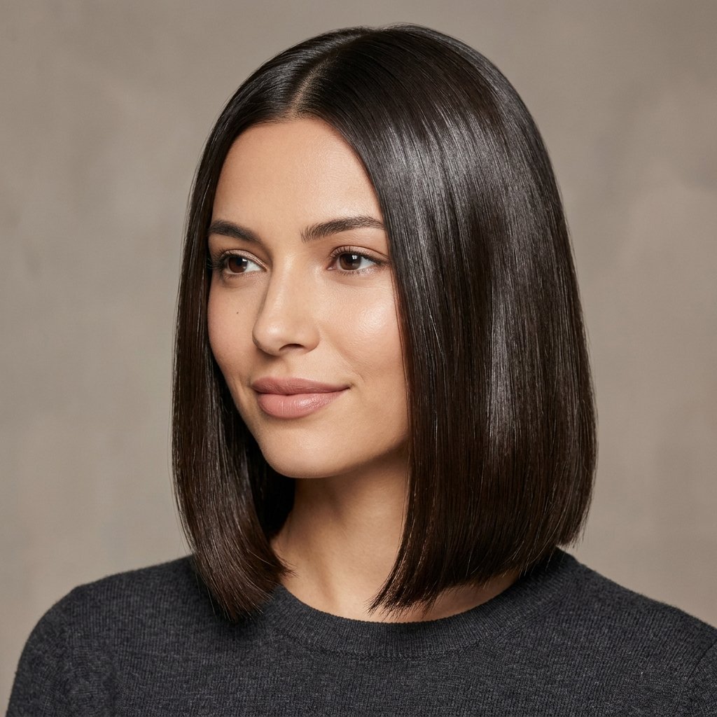 Glossy Finish Hair Ideas