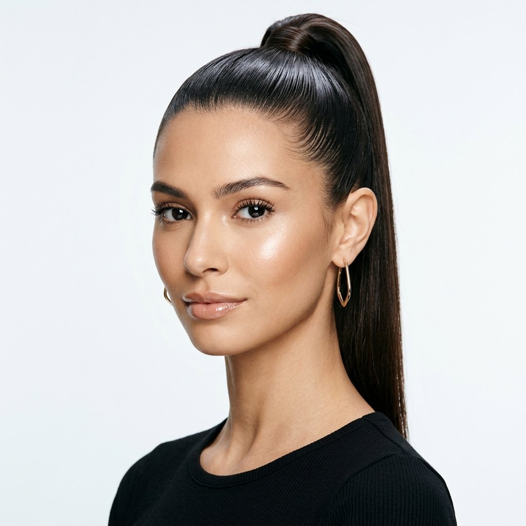 Sleek Ponytail Hairstyles Idea