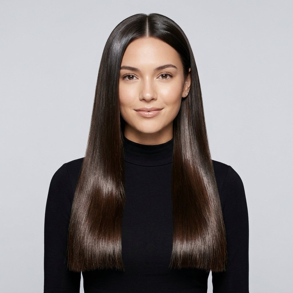 Sleek Straight formal hairstyles for long hair