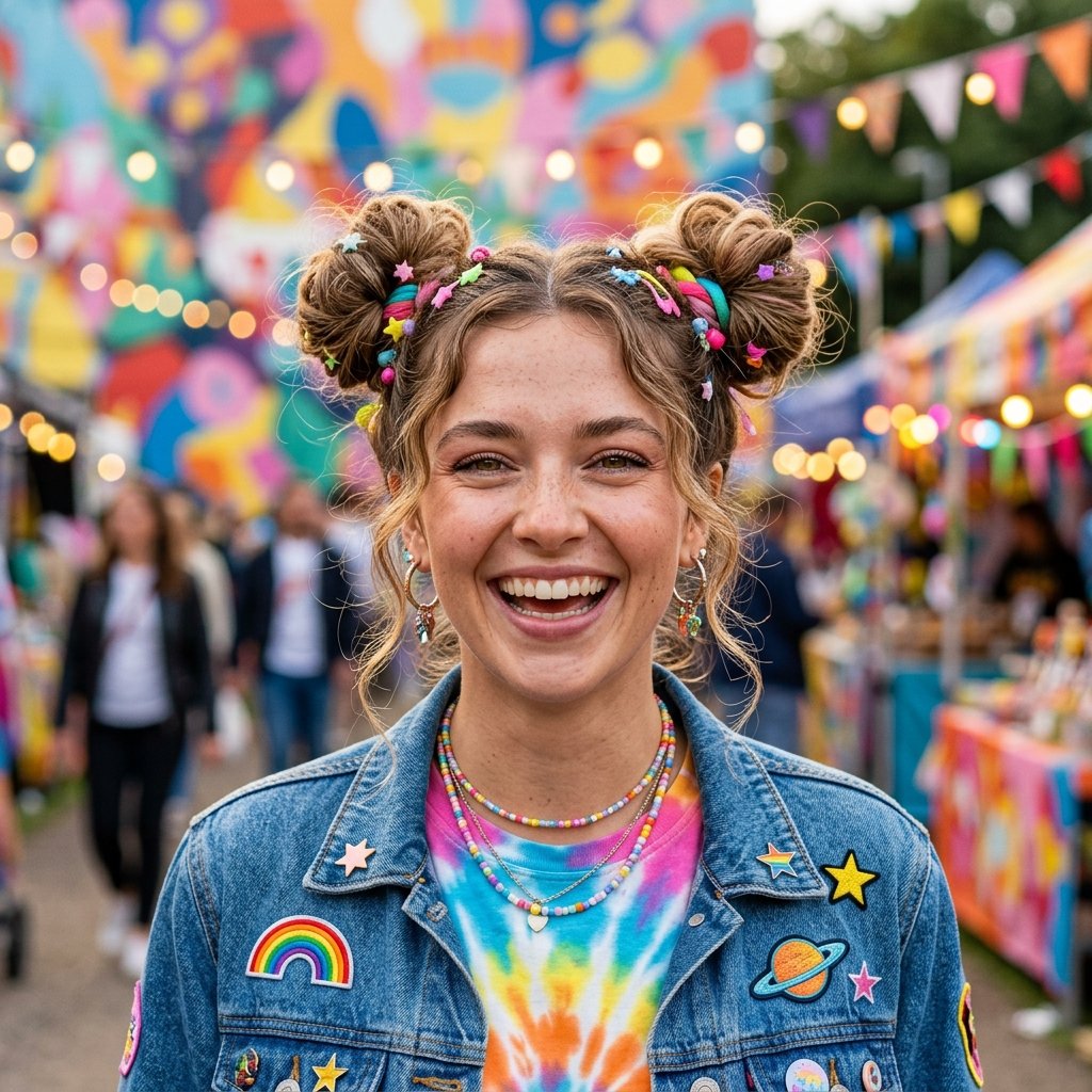 Space Buns Hairstyles