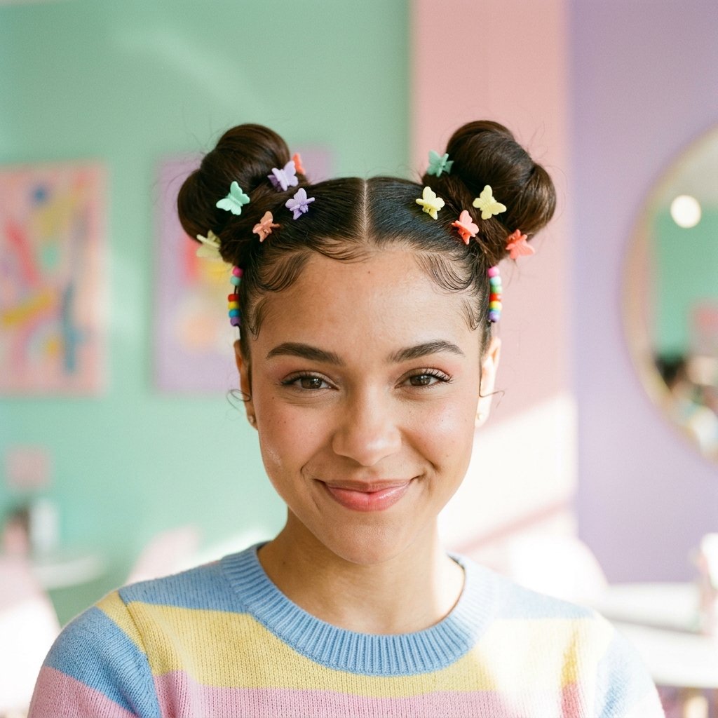 Frontal Hairstyles: 30 Stunning Flawless Ideas to Transform Your Entire Look 10 Frontal Hairstyles with Space Buns