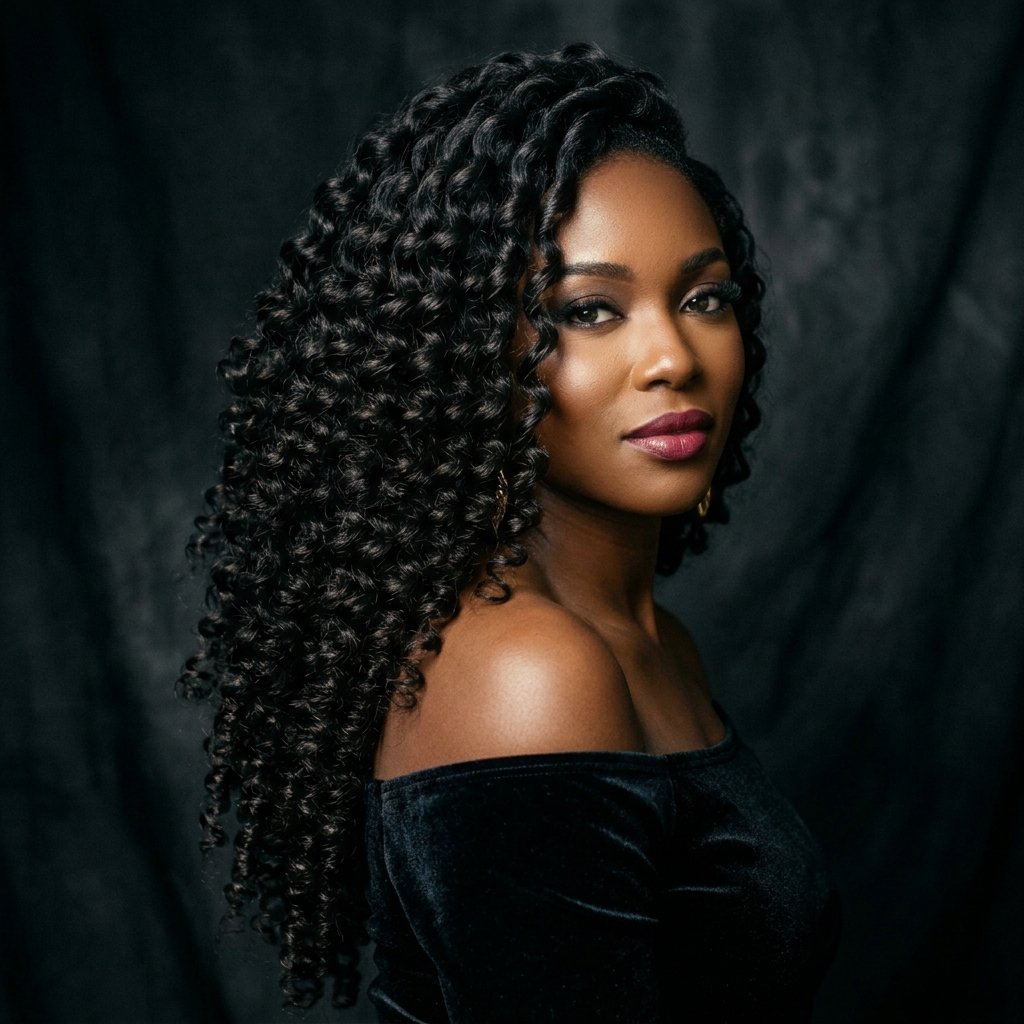 Spiral Curl Hairstyles with Curled Hair