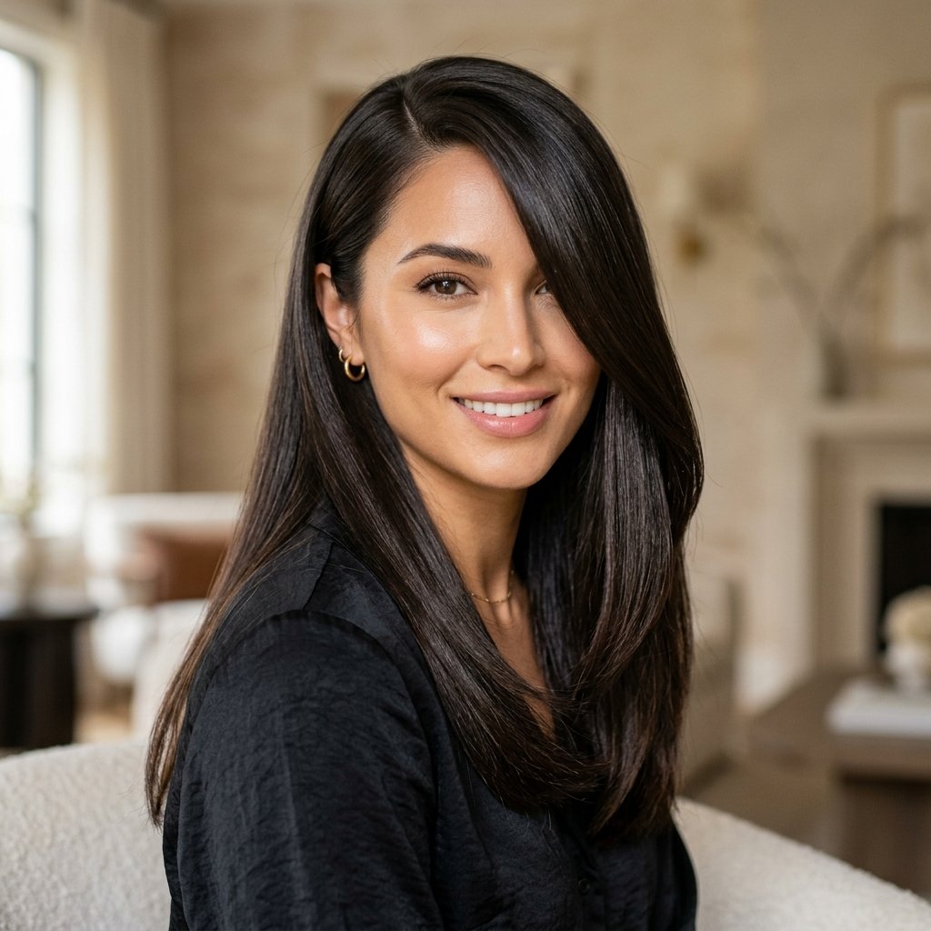 Hairstyles Straight Hair Ideas: 30 Breathtaking Styles Every Woman Needs to Try Now 4 Straight Hair with Side Part Ideas