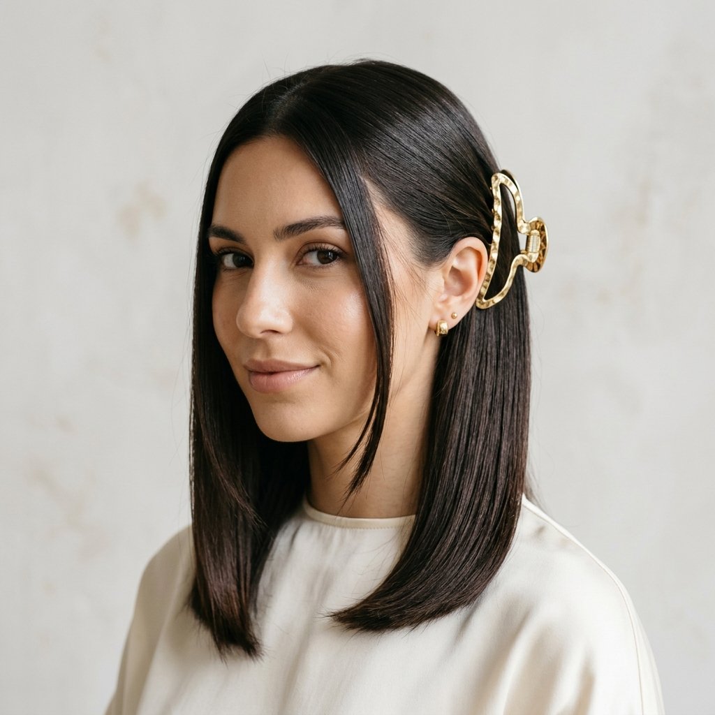 Hairstyles Straight Hair Ideas: 30 Breathtaking Styles Every Woman Needs to Try Now 20 Hairstyles Straight Hair with Clip Accessories Ideas