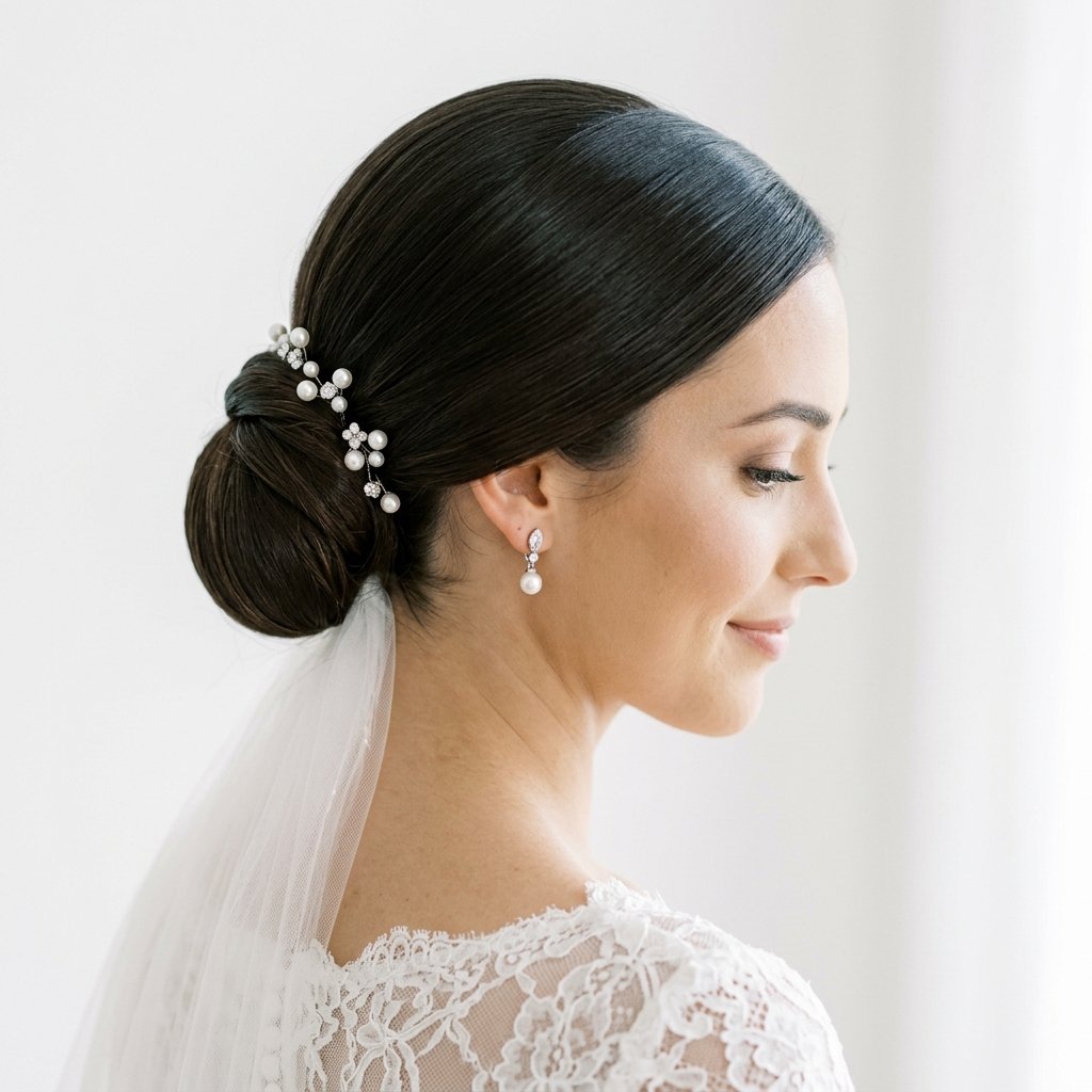 Hairstyles Straight Hair Ideas: 30 Breathtaking Styles Every Woman Needs to Try Now 26 Straight Hair for Wedding Hairstyles Ideas