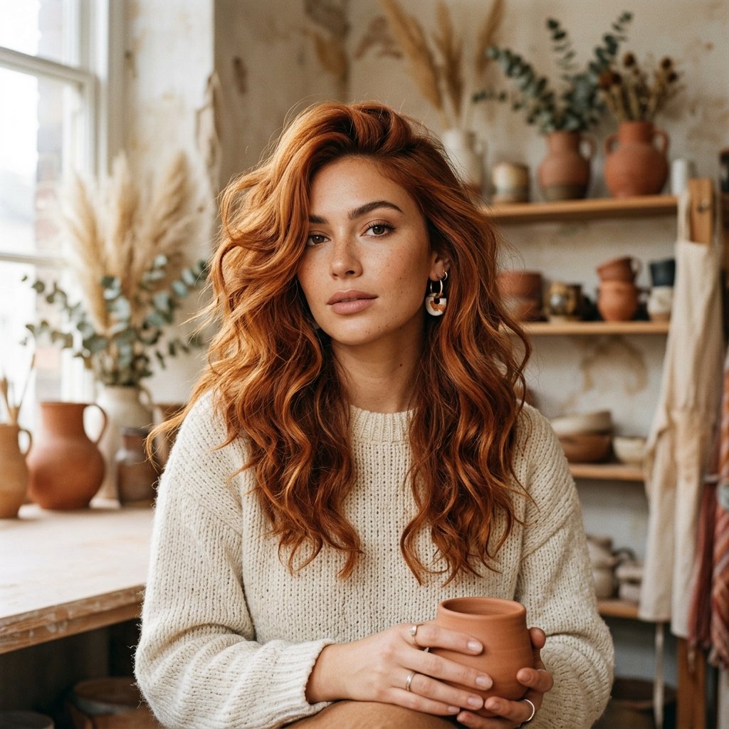 Terracotta Hair Color Ideas