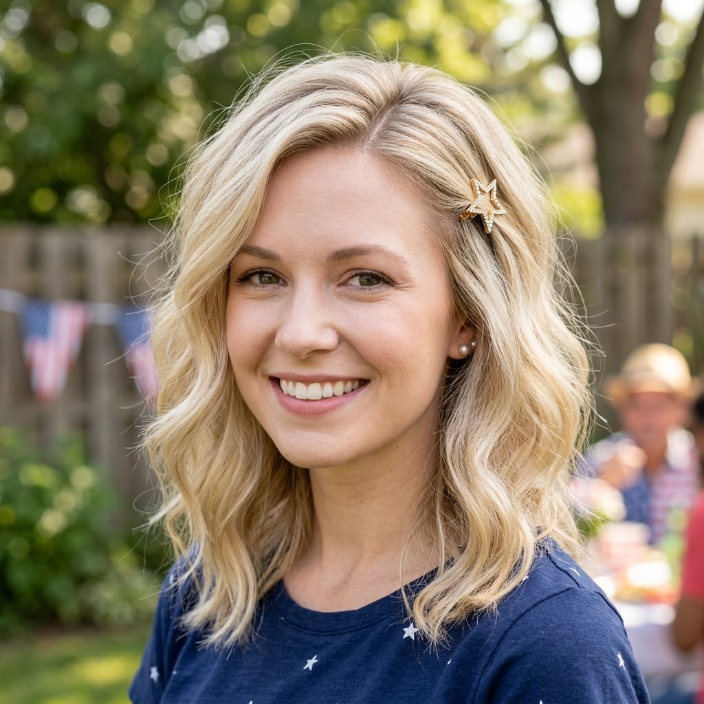 4th of July Hairstyles for Thin Hair