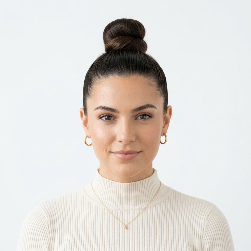 Top Knot Bun Hairstyles