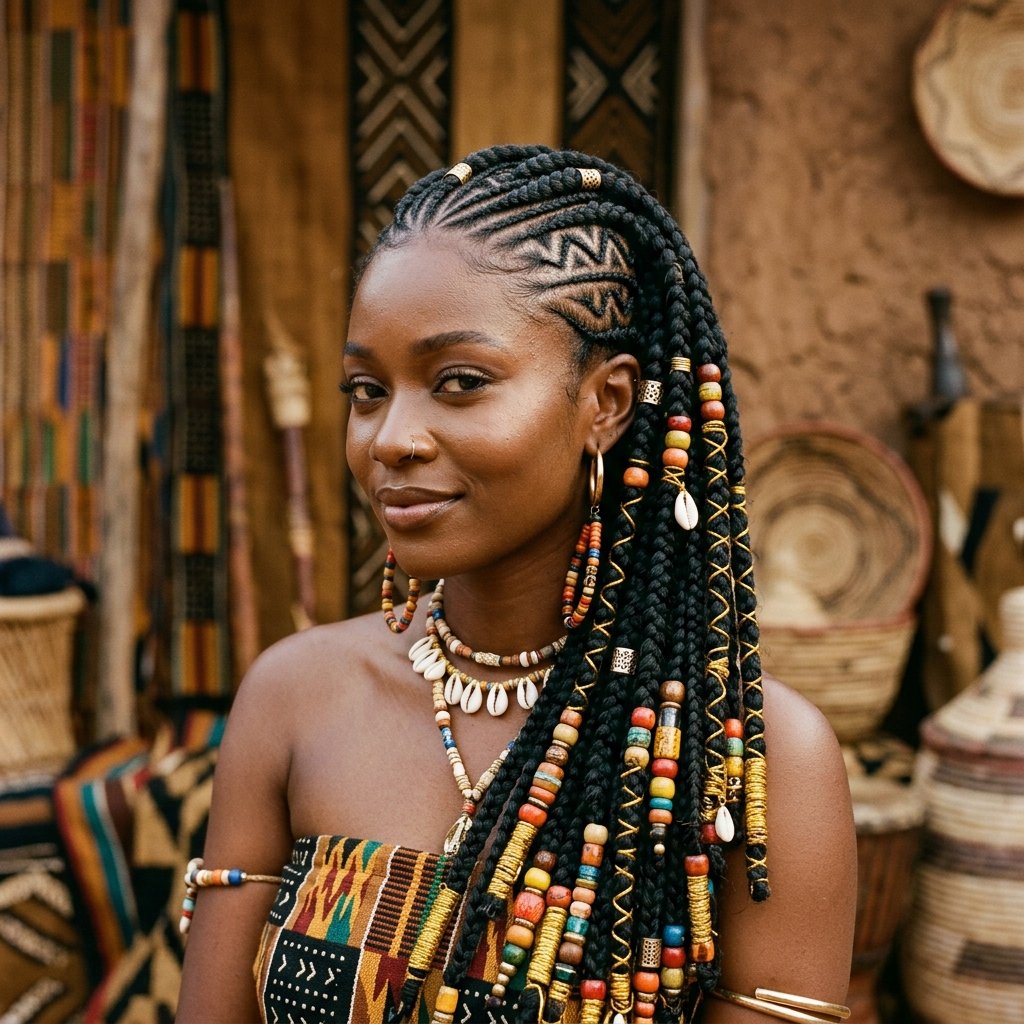 Tribal hairstyles to do with braids Ideas