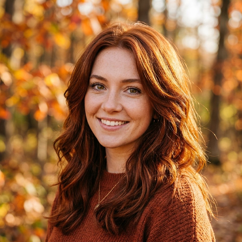 Warm Auburn Fall Hair Color Ideas
