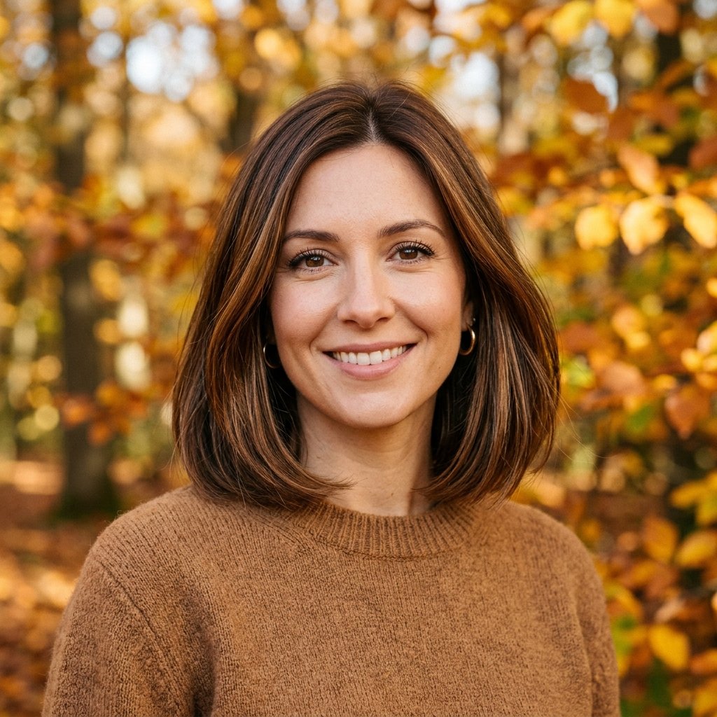 Warm Brunette Bob Ideas