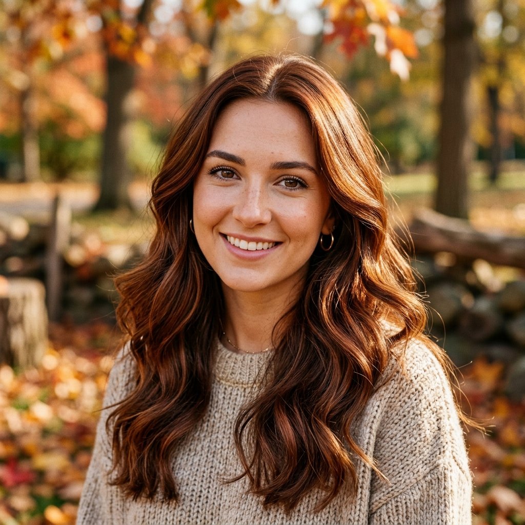 Warm Chestnut Brown Hair Color Ideas